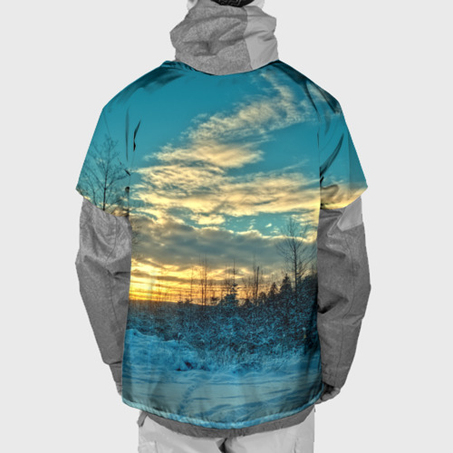 Накидка на куртку 3D Winter sunset - фото 2