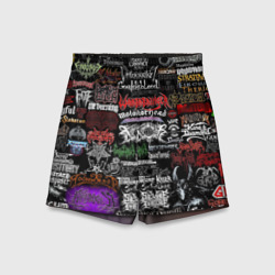 Детские спортивные шорты 3D Hard Rock