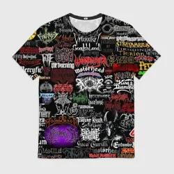 Мужская футболка 3D Hard Rock