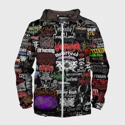Мужская ветровка 3D Hard Rock
