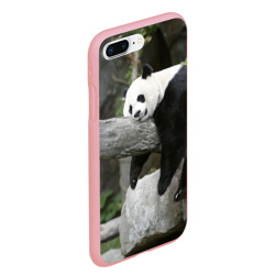Чехол для iPhone 7Plus/8 Plus матовый Большая уставшая панда - фото 2