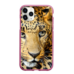 Чехол для iPhone 11 Pro Max матовый Леопард