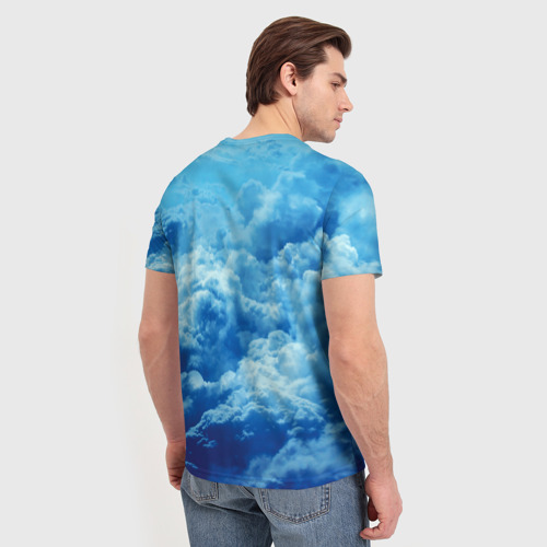 Мужская футболка 3D Витай в облаках, цвет 3D печать - фото 4