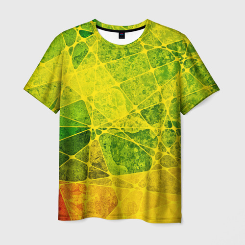 Мужская футболка 3D с принтом Particles, вид спереди #2
