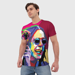 Мужская футболка 3D Оззи Осборн - фото 2