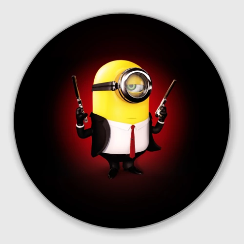 Миньон с пистолетом картинка