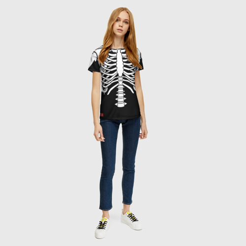 Женская футболка 3D Skeleton clique - фото 5