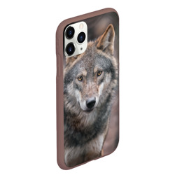 Чехол для iPhone 11 Pro Max матовый Волк - санитар леса - фото 2