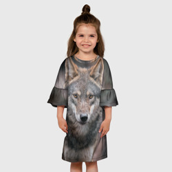Детское платье 3D Волк - санитар леса - фото 2