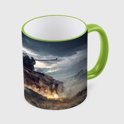 Кружка с полной запечаткой Танк