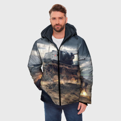 Мужская зимняя куртка 3D Танк - фото 2