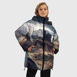 Женская зимняя куртка Oversize Танк - фото 2