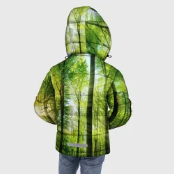 Зимняя куртка для мальчиков 3D Солнечный лес - фото 4