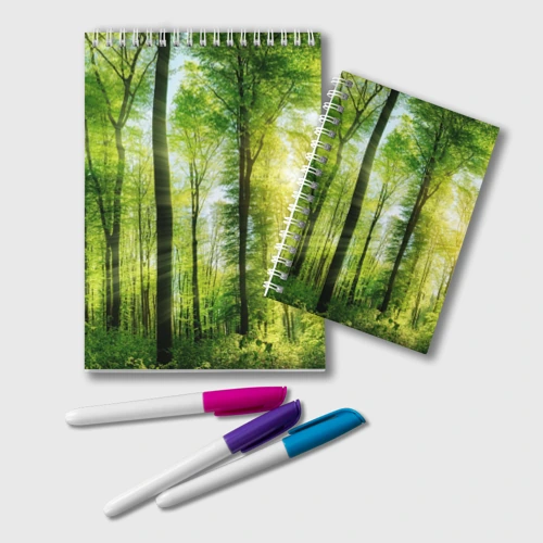 Блокнот Солнечный лес