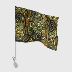 Флаг для автомобиля Flower Pattern