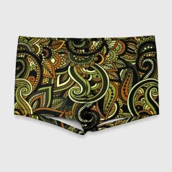 Мужские купальные плавки 3D Flower Pattern