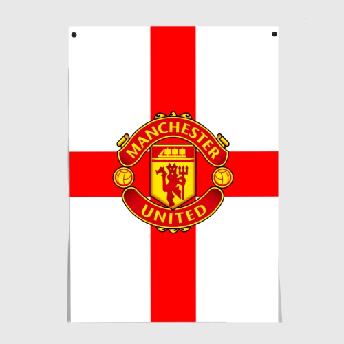 Постер Manchester united