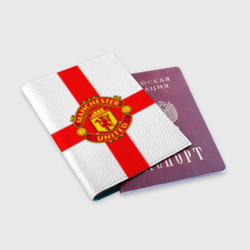 Обложка для паспорта матовая кожа Manchester united - фото 2