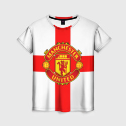 Женская футболка 3D Manchester united