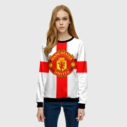 Женский свитшот 3D Manchester united - фото 2