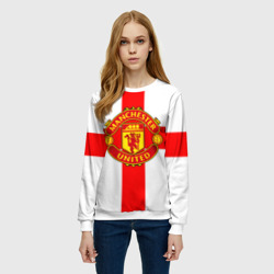 Женский свитшот 3D Manchester united - фото 2