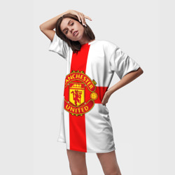 Платье-футболка 3D Manchester united - фото 2