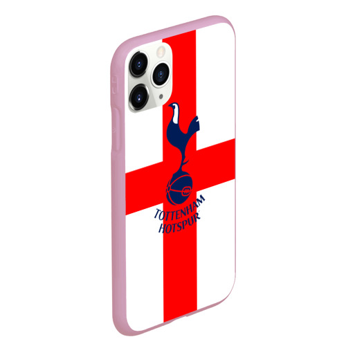 Чехол для iPhone 11 Pro Max матовый Tottenham, цвет розовый - фото 3