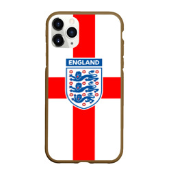 Чехол для iPhone 11 Pro Max матовый Сборная Англии