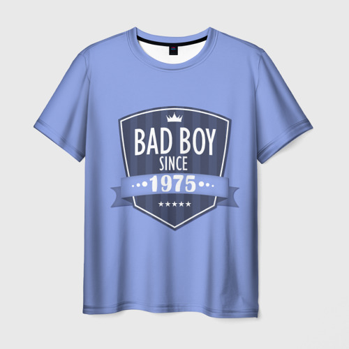 Мужская футболка 3D Плохой мальчик с 1975, цвет 3D печать