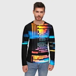 Мужской лонгслив 3D Programming - фото 2