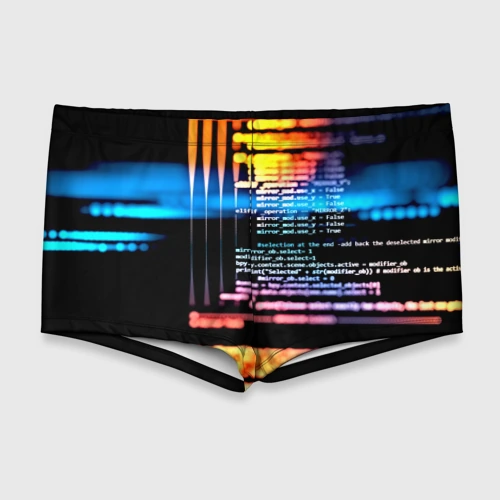 Мужские купальные плавки 3D Programming