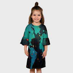 Детское платье 3D Digital world - фото 2