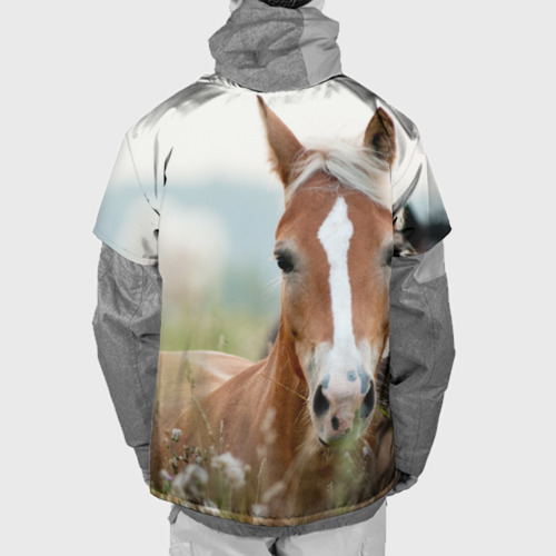 Накидка на куртку 3D Лошадь, цвет 3D печать - фото 2