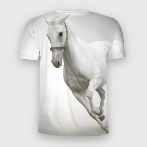 Мужская футболка 3D Slim Белый конь - фото 2