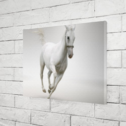 Холст прямоугольный Белый конь - фото 2