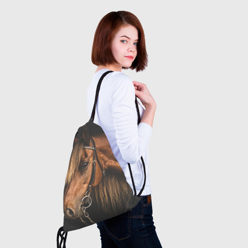 Рюкзак-мешок 3D Красивая конская грива - фото 5