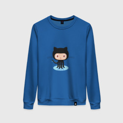 Женский свитшот хлопок Github cat