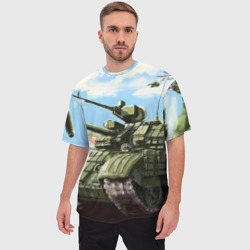 Мужская футболка oversize 3D Защитники - фото 2