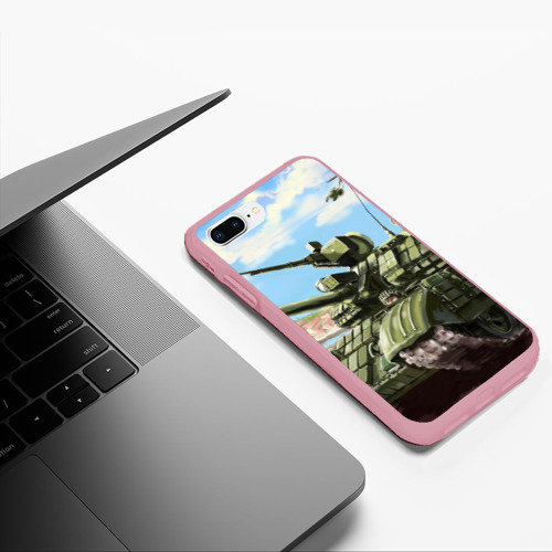 Чехол для iPhone 7Plus/8 Plus матовый Защитники, цвет баблгам - фото 5