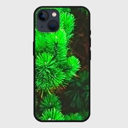 Чехол для iPhone 14 Зелёная ель