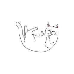 Падающая киса