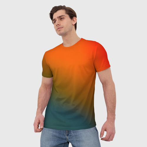 Мужская футболка 3D stains color, цвет 3D печать - фото 3