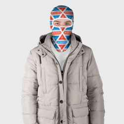 Балаклава 3D Молоко пастеризованное в треугольнике паттерн - фото 2