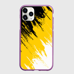 Чехол для iPhone 11 Pro матовый Имперский флаг России