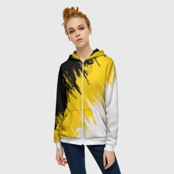 Женская толстовка 3D на молнии Имперский флаг России - фото 2