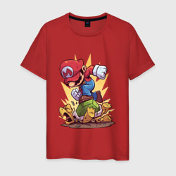 Марио – Мужская футболка хлопок с принтом купить со скидкой в -20%