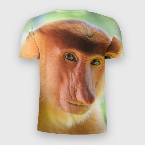 Мужская футболка 3D Slim Рыжая обезьяна, цвет 3D печать - фото 2