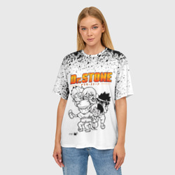 Женская футболка oversize 3D Доктор Стоун персонажи - фото 2
