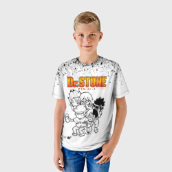 Детская футболка 3D Доктор Стоун персонажи - фото 2