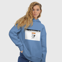 Женское худи Oversize хлопок Доктор Стоун персонажи - фото 2